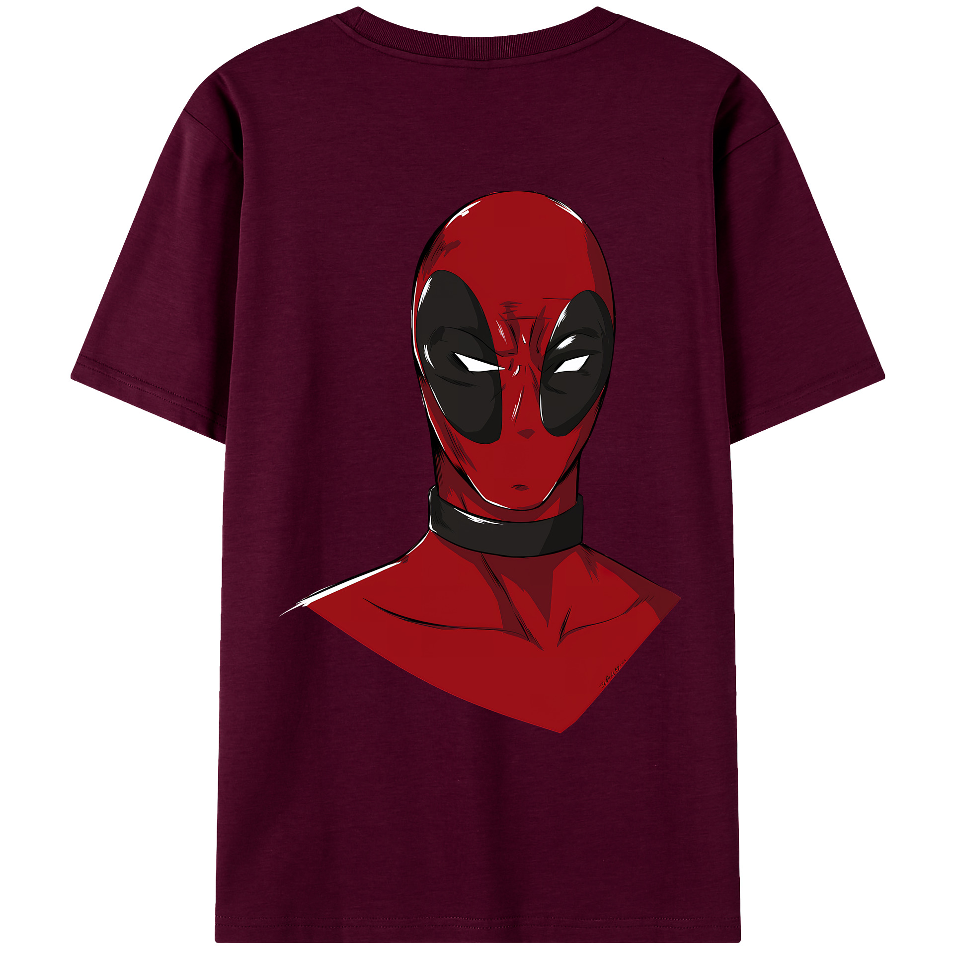 （画像用） Deadpool デッドプール レディース半袖Tシャツ(バックプリント)